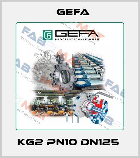 KG2 PN10 DN125  Gefa