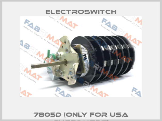 7805D (Only for USA customers) Electroswitch