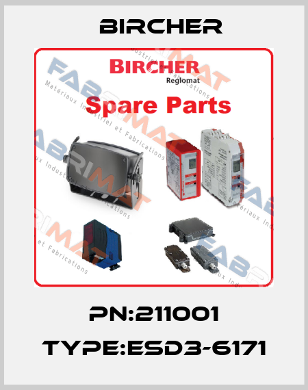 Pn:211001 Type:ESD3-6171 Bircher