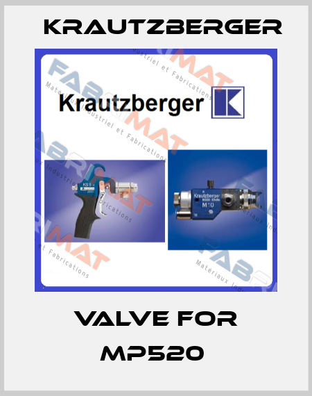 VALVE FOR MP520  Krautzberger