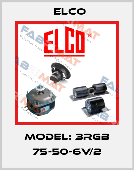 Model: 3RGB 75-50-6V/2 Elco