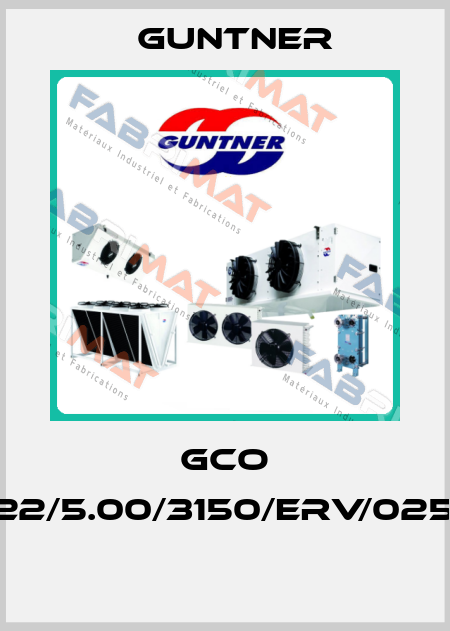 GCO F/8/22/5.00/3150/ERV/025032   Guntner