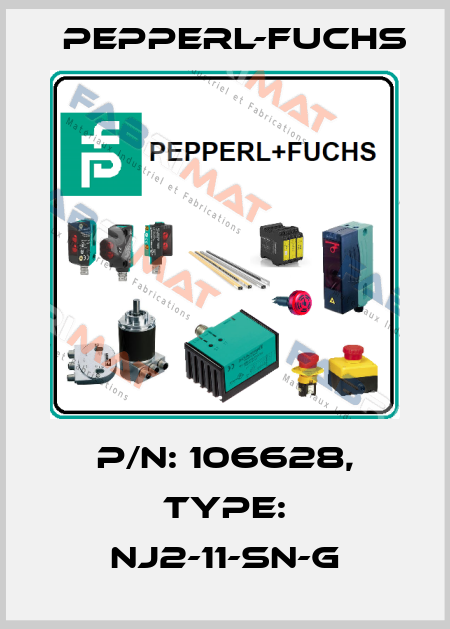 P/N: 106628, Type: NJ2-11-SN-G Pepperl-Fuchs