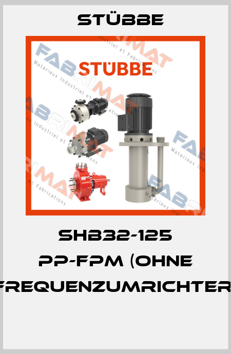 SHB32-125 PP-FPM (ohne Frequenzumrichter)  Stübbe