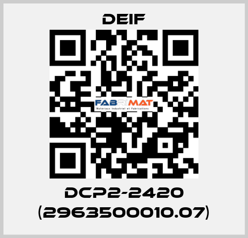 DCP2-2420 (2963500010.07) Deif