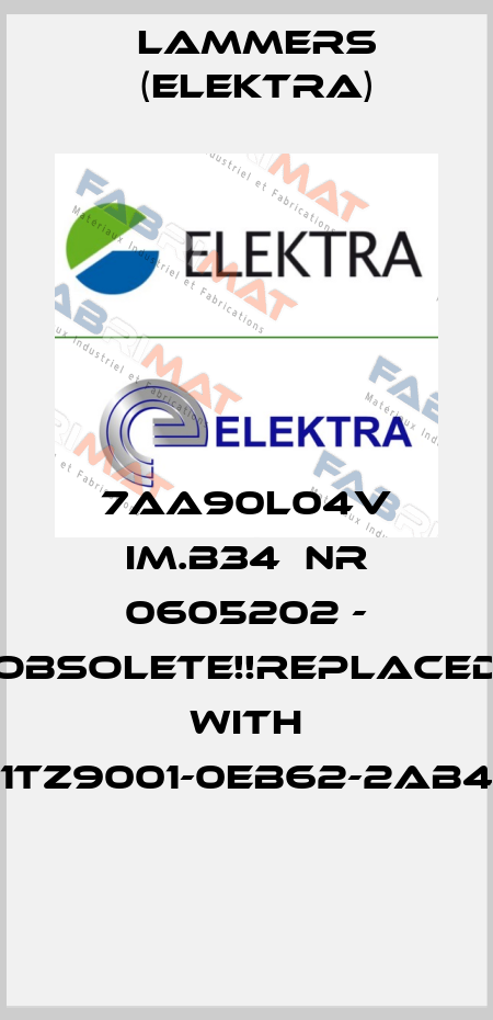7AA90L04V IM.B34  NR 0605202 - Obsolete!!Replaced with "1TZ9001-0EB62-2AB4"  Lammers (Elektra)