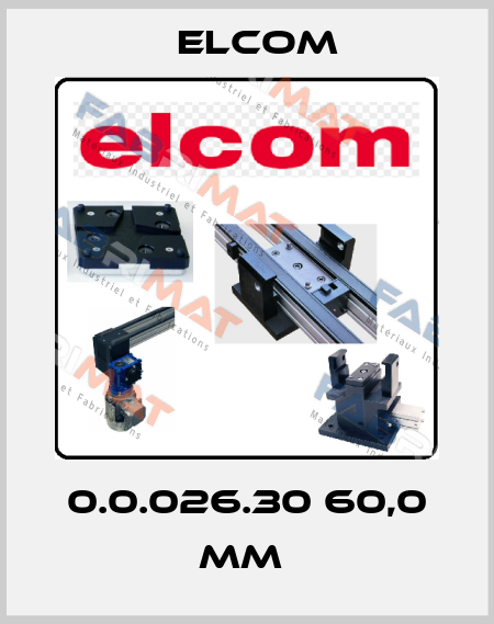 0.0.026.30 60,0 mm  Elcom