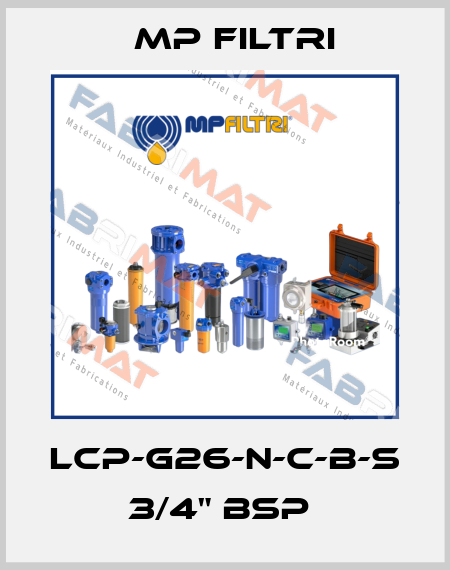 LCP-G26-N-C-B-S   3/4" BSP  MP Filtri