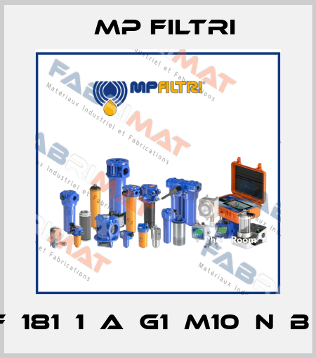 MPF­181­1­A­G1­M10­N­B­P01 MP Filtri