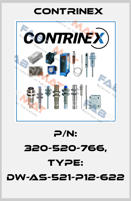 p/n: 320-520-766, Type: DW-AS-521-P12-622 Contrinex
