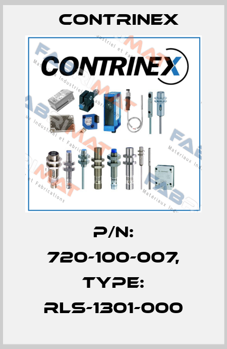 p/n: 720-100-007, Type: RLS-1301-000 Contrinex