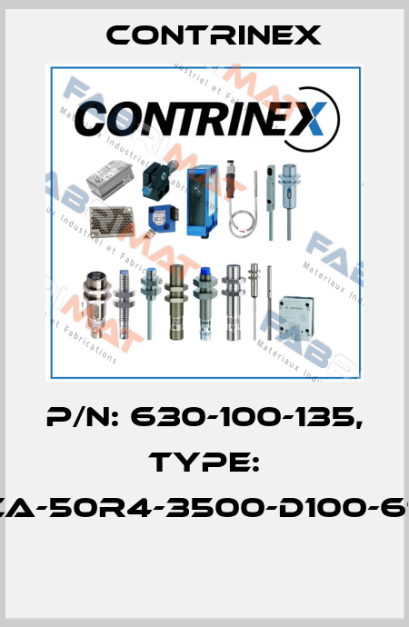 P/N: 630-100-135, Type: YCA-50R4-3500-D100-69K  Contrinex