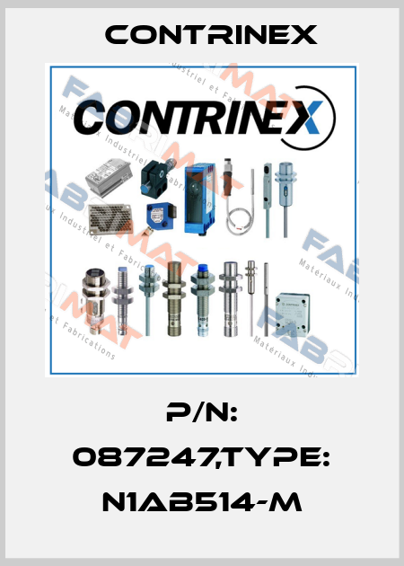 P/N: 087247,Type: N1AB514-M Contrinex
