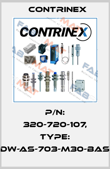 p/n: 320-720-107, Type: DW-AS-703-M30-BAS Contrinex