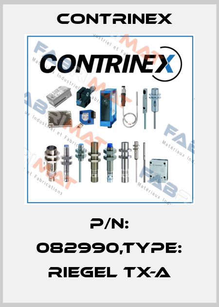 P/N: 082990,Type: RIEGEL TX-A Contrinex