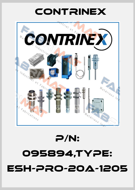 P/N: 095894,Type: ESH-PRO-20A-1205 Contrinex