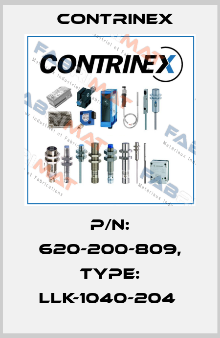 P/N: 620-200-809, Type: LLK-1040-204  Contrinex