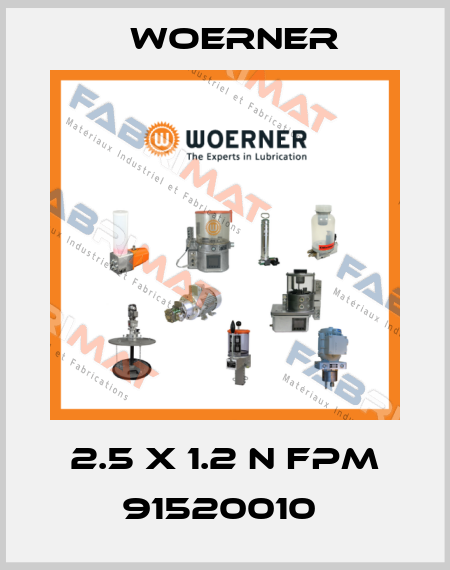 2.5 X 1.2 N FPM 91520010  Woerner