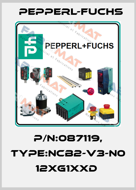 P/N:087119, Type:NCB2-V3-N0            12xG1xxD  Pepperl-Fuchs