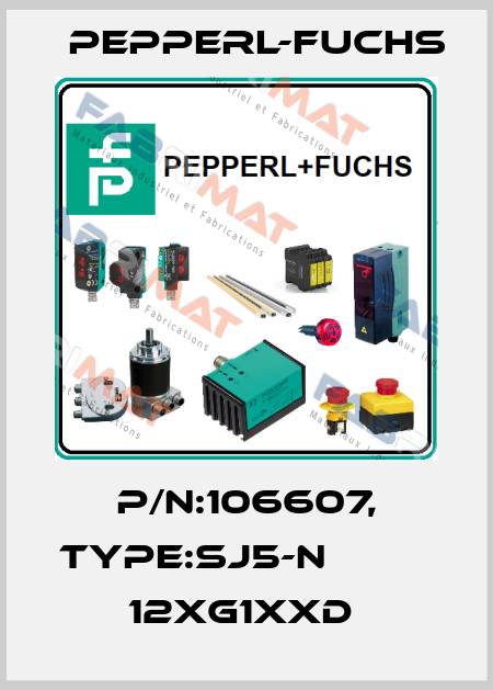 P/N:106607, Type:SJ5-N                 12xG1xxD  Pepperl-Fuchs