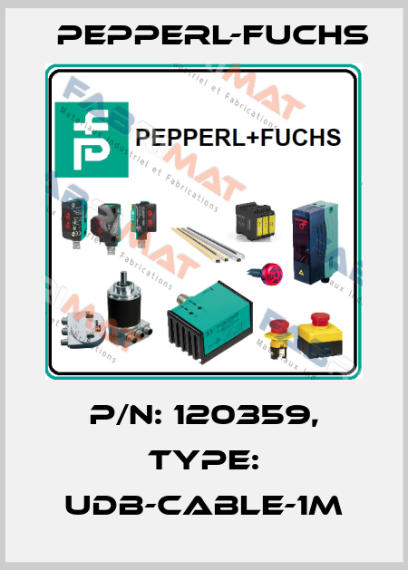 p/n: 120359, Type: UDB-Cable-1M Pepperl-Fuchs