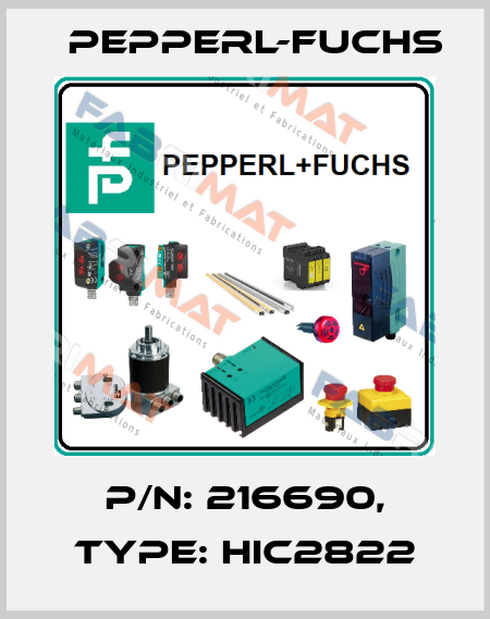 p/n: 216690, Type: HIC2822 Pepperl-Fuchs