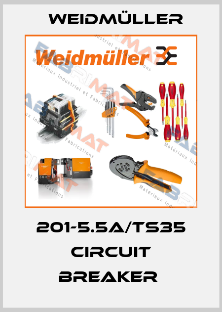 201-5.5A/TS35 CIRCUIT BREAKER  Weidmüller