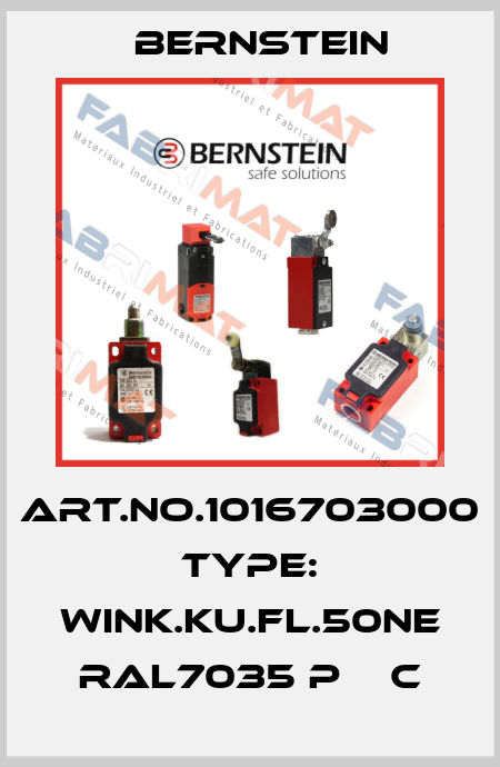 Art.No.1016703000 Type: WINK.KU.FL.50NE RAL7035 P    C Bernstein