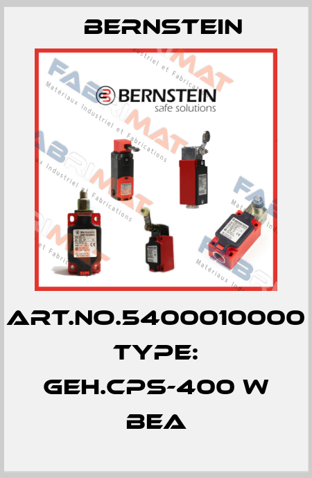 Art.No.5400010000 Type: GEH.CPS-400 W BEA Bernstein