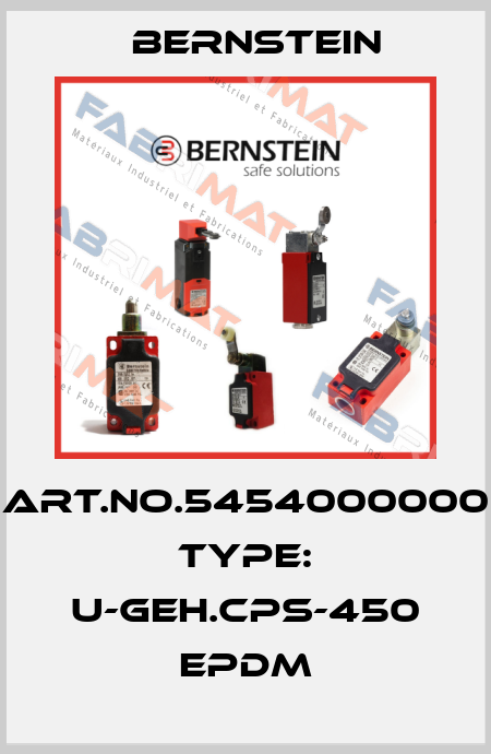 Art.No.5454000000 Type: U-GEH.CPS-450 EPDM Bernstein