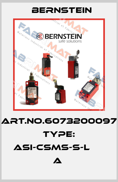 Art.No.6073200097 Type: ASI-CSMS-S-L                 A  Bernstein