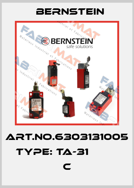 Art.No.6303131005 Type: TA-31                        C Bernstein