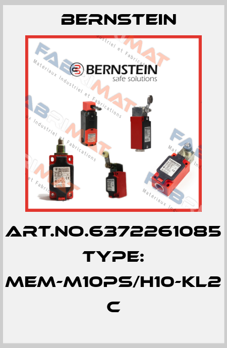 Art.No.6372261085 Type: MEM-M10PS/H10-KL2            C Bernstein