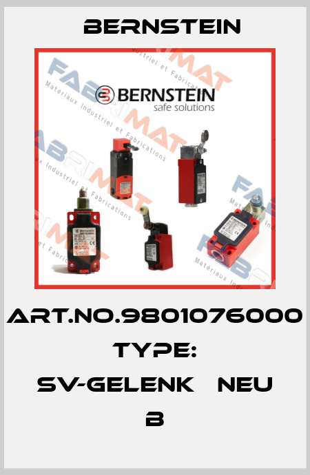 Art.No.9801076000 Type: SV-GELENK   NEU              B Bernstein