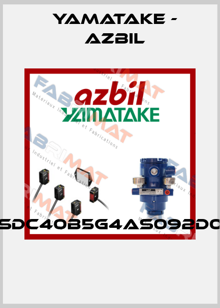 SDC40B5G4AS092D0  Yamatake - Azbil