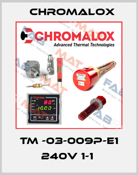 TM -03-009P-E1 240V 1-1  Chromalox