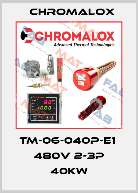 TM-06-040P-E1  480V 2-3P 40KW Chromalox