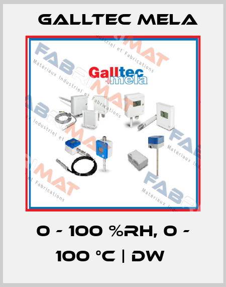0 - 100 %RH, 0 - 100 °C | DW  Galltec Mela