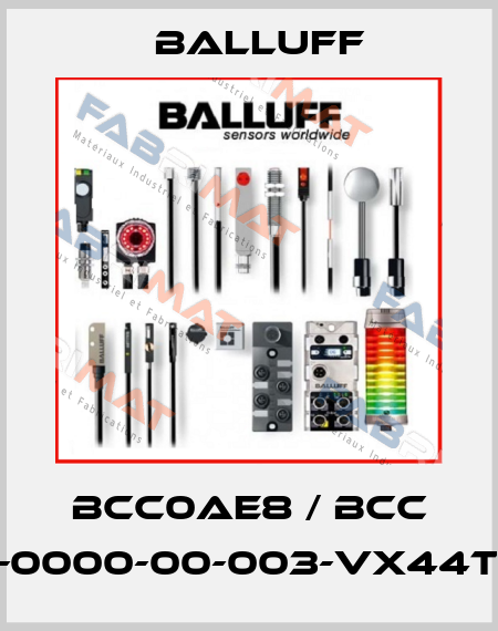BCC0AE8 / BCC 0000-0000-00-003-VX44T2-10X Balluff