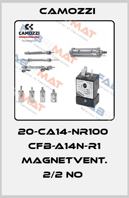 20-CA14-NR100  CFB-A14N-R1 MAGNETVENT. 2/2 NO  Camozzi