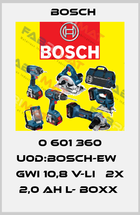 0 601 360 U0D:BOSCH-EW     GWI 10,8 V-LI   2X 2,0 AH L- BOXX  Bosch