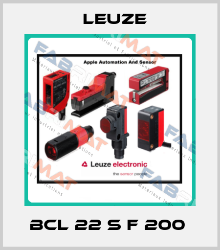 BCL 22 S F 200  Leuze