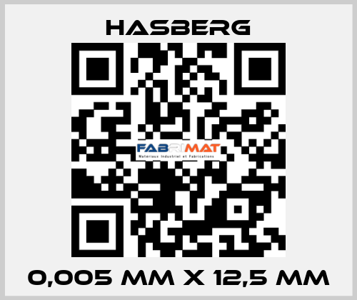 0,005 MM X 12,5 MM  Hasberg