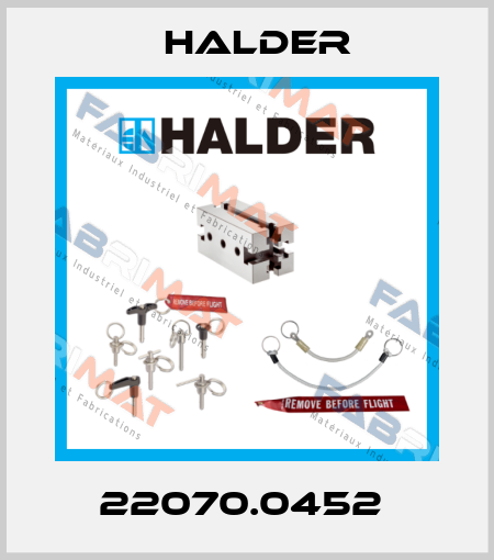 22070.0452  Halder