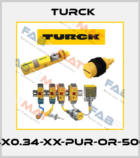 CABLE4X0.34-XX-PUR-OR-500M/TXO Turck