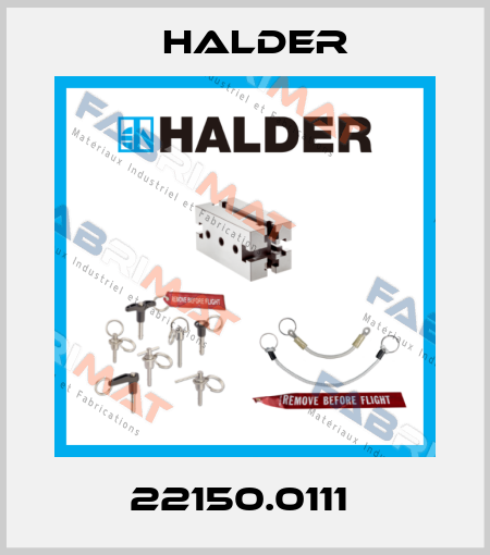 22150.0111  Halder