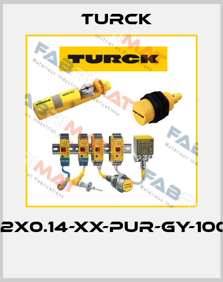 CABLE12X0.14-XX-PUR-GY-100M/TXG  Turck