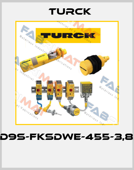 FSSDWE-2D9S-FKSDWE-455-3,8M-1M-3,8M  Turck