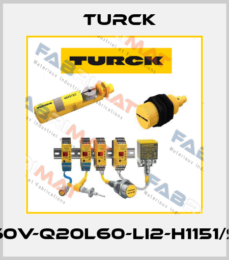 B1N360V-Q20L60-LI2-H1151/S1225 Turck