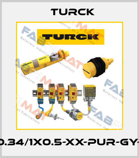 CABLE4x0.34/1x0.5-XX-PUR-GY-100M/S90 Turck